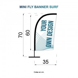 Mini Fly Banner Surfing